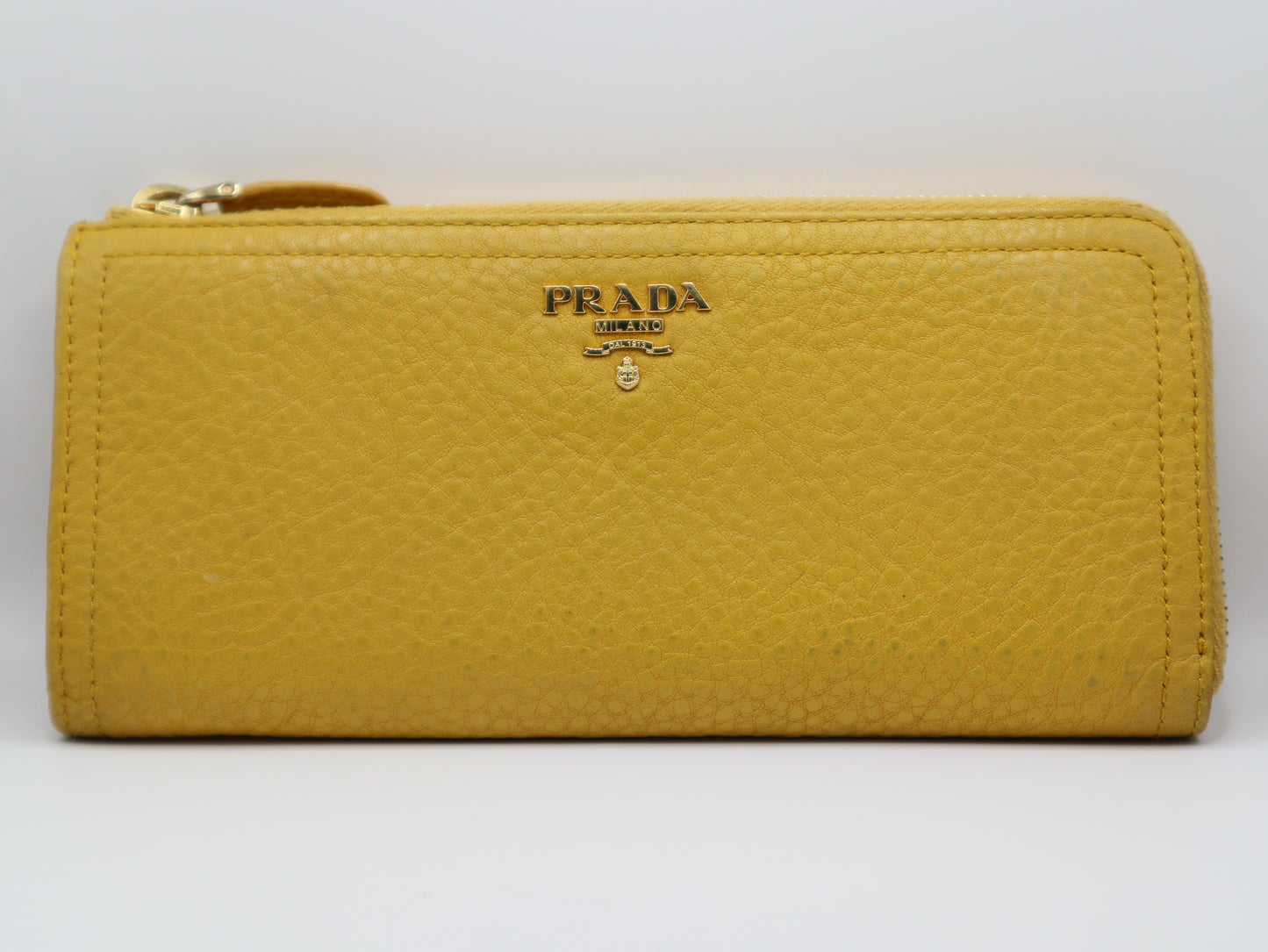 PRADA Saffiano Leather Continental Wallet