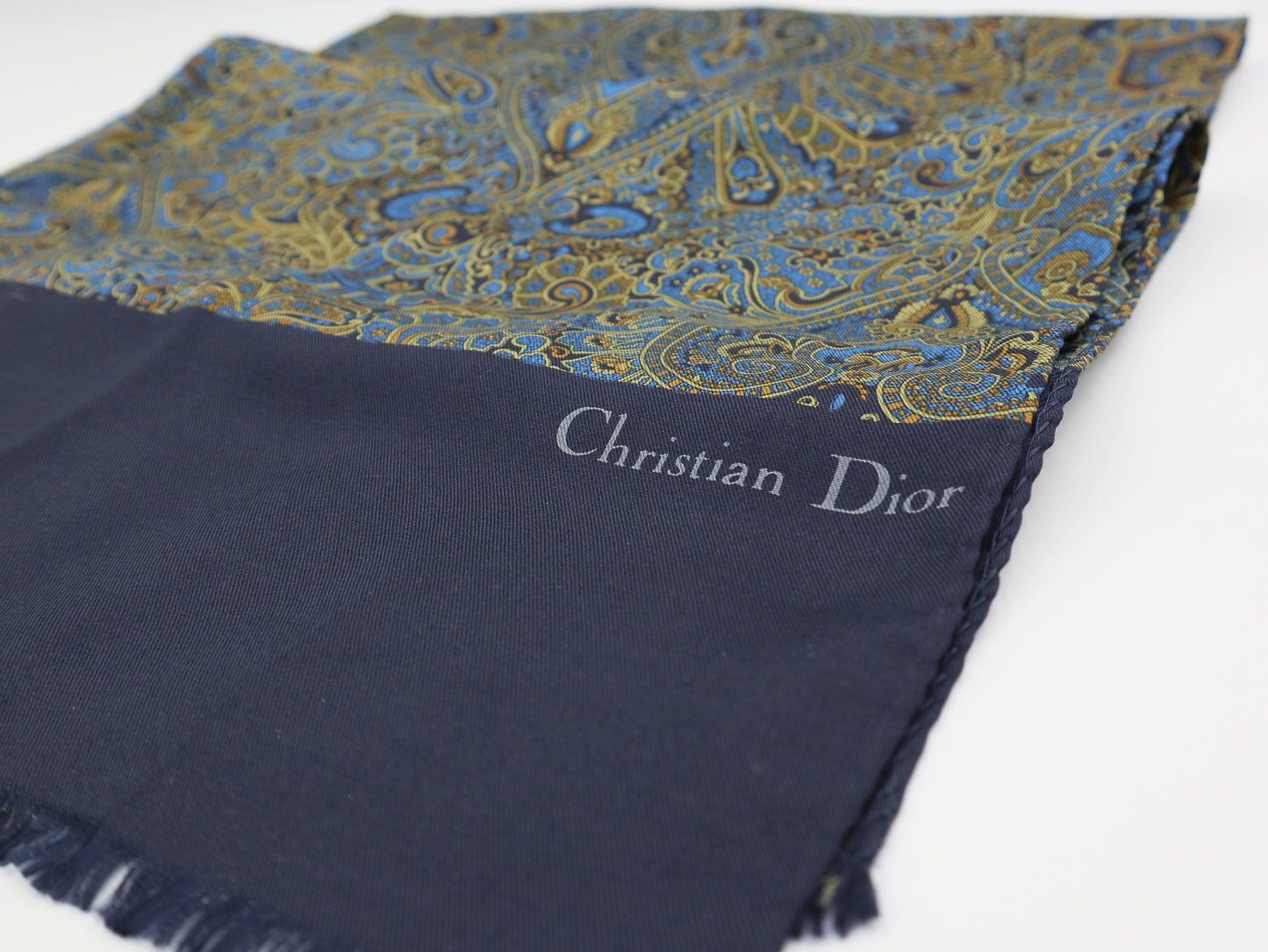 CHRISTIAN DIOR Silk Scarf Unisex