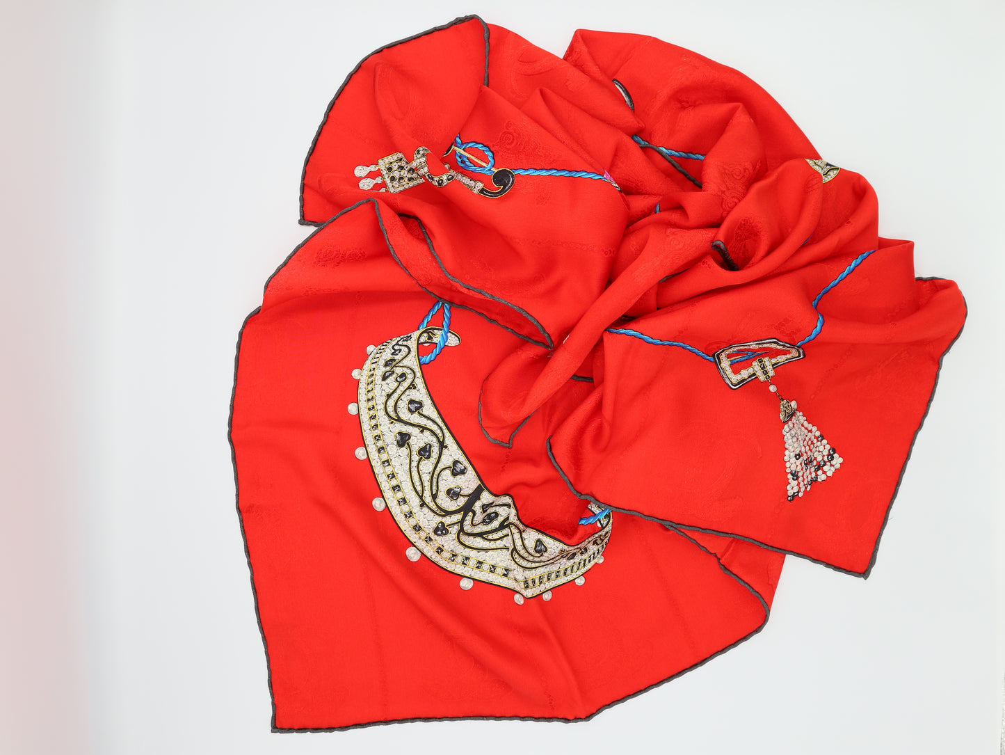 CARTIER Square Silk Foulard