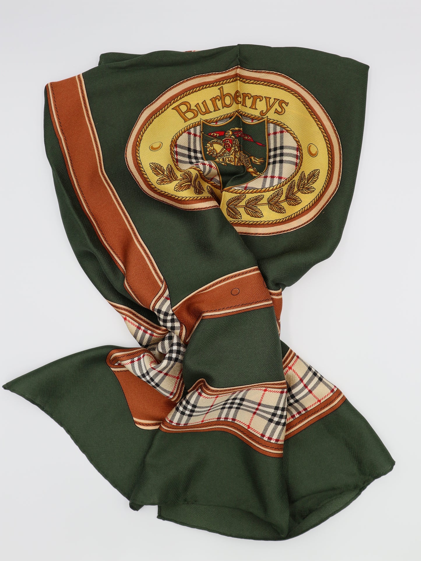 BURBERRY Square Silk Foulard