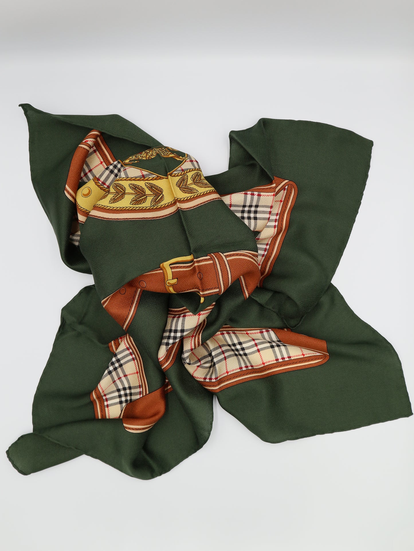 BURBERRY Square Silk Foulard