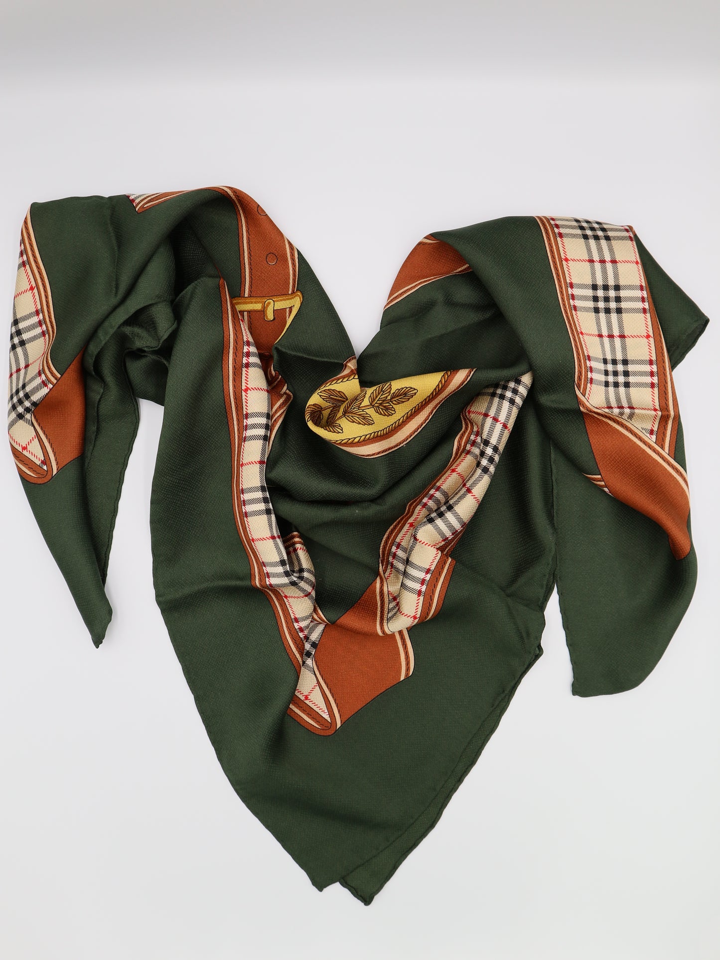 BURBERRY Square Silk Foulard