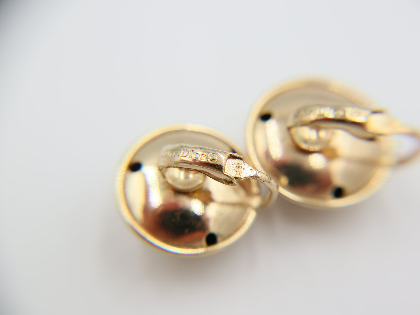 CHRISTIAN DIOR Vintage Clip-On Earrings